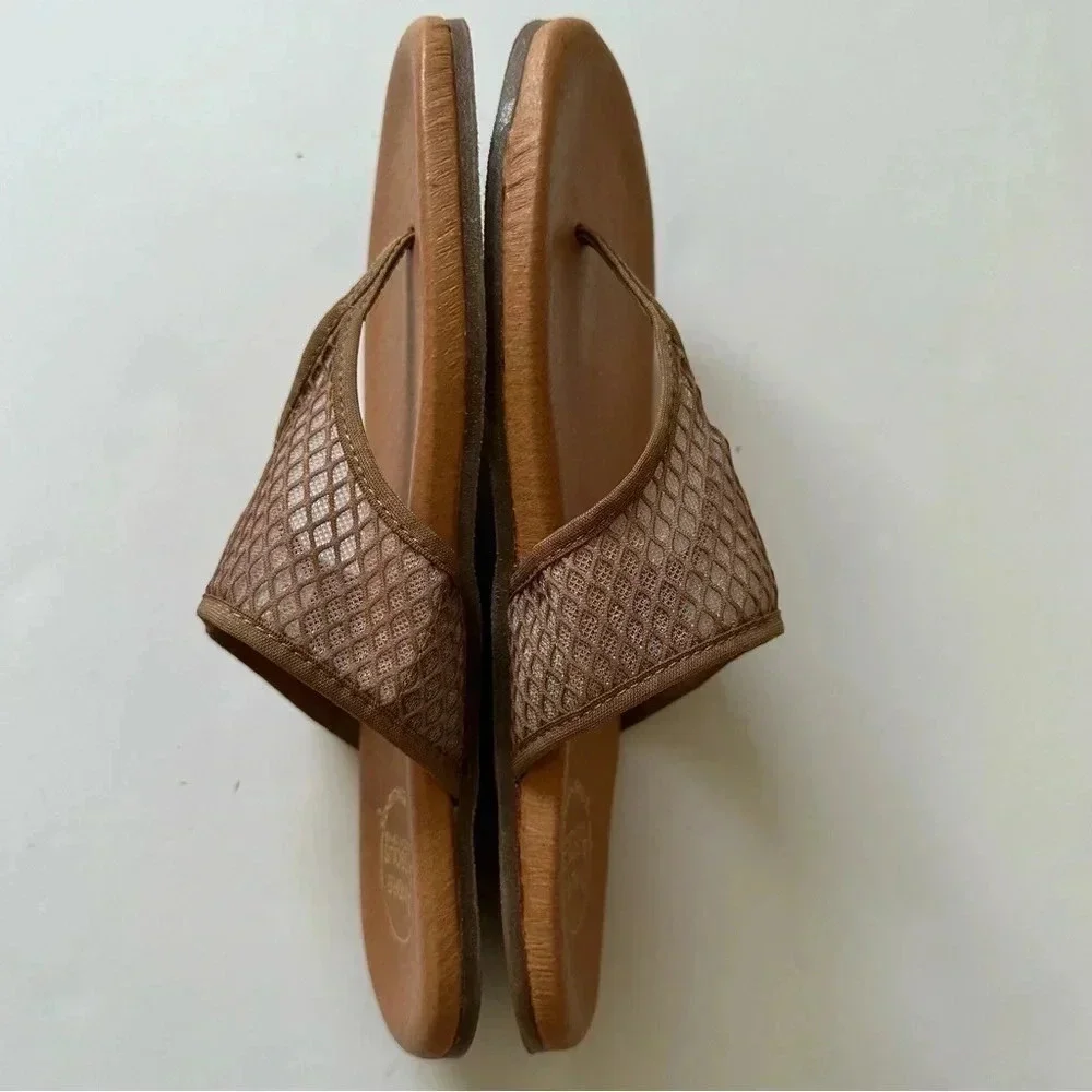 Andre‎ Assous Paige Sandal Taupe Mesh Size 40